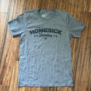 Gray Homesick Texan Graphic T-Shirt